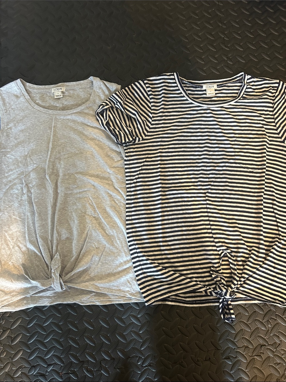 J. Crew Short-Sleeve Tie-Front Tees